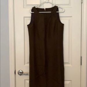 Ann Taylor Brown Shift Dress
